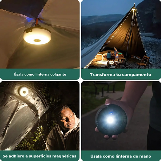 LuzNómada es tu luz 4 en 1